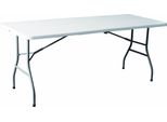 Tavolo Pieghevole Marbueno Resina Bianco 180X74X74 Cm Catering, Spiaggia E Campeggio 10528