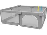Box Per Bambini, Design Spazioso, Area Di Gioco Sicura, Senza Schiuma Grigio Chiaro