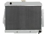 Radiatore In Alluminio Per Jeep CJ5 CJ7, Struttura Robusta, Prestazioni Di Raffreddamento Superiori, Design Saldato A Tig