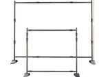Supporto Per Sfondo Fotografico, Dimensioni Regolabili, Struttura Robusta, 2,4X3,0M
