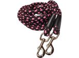 Guinzaglio Per Cani Commutabile Palkar 250 Cm X 8 Mm Nero-Rosa