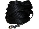 Palkar Tracking Leash Made Of Strap For Dogs 5 M X 10 Mm Black (Guinzaglio Palkar Tracking In Cinghia Per Cani 5 M X 10 Mm Nero)