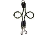 Guinzaglio Palkar Per Cani 40 Cm X 8 Mm Nero-Fosforo