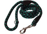 Guinzaglio Per Cani Palkar 150 Cm X 8 Mm Nero-Verde