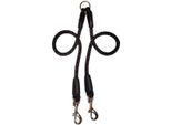 Guinzaglio Palkar Per Cani 40 Cm X 8 Mm Nero-Marrone