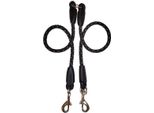 Guinzaglio Palkar Per Cani 40 Cm X 8 Mm Nero-Grigio