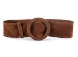 Taillengürtel LASCANA Ledergürtel, Damen, Gr. S, braun, Leder, unifarben, casual,feminin,modisch, Gürtel, Shaping-Effekt, Gürtel für Kleid & Overall, Bauchgürtel