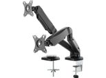 Supporto Per Monitor Deltaco ARM-1300 Supporto Per Monitor 81,3 Cm (32") Desk Nero"