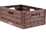 Robusta Scatola Pieghevole In Legno 40 X 30 X 16,3 Cm ( 16 L ) Scatole Impilabili - Cesto Della Spesa Pieghevole - Scatola Pieghevole Robusta E Resistente