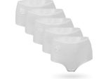 Slip Donna A Vita Bassa Confezione Da 5 Pezzi. 100% Cotone "Ricamato / Tinta Unita"" Vita Alta ( 40 - 42 ) Slip Hipster Alta Vestibilità Comfort Panty Multipack Maxi Slip"