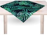 Tovaglia Estiva Con Stampa Brillante (Tovaglia Centrale 80X80Cm) "Foglie"", Decorazione Primaverile Per Il Tavolo Da Pranzo - Sottotavola"