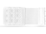 Estensore Per Reggiseno ( Confezione Da 3 ), Estensione Flessibile Per Reggiseni - Estensore Elastico Per Reggiseno 3 Ganci, Occhielli - 9,5 Cm X 4,0 Cm ( Bianco ) - Estensore Per Reggiseno