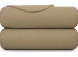 Coperta In Pile 130X170Cm ( Taupe ) Coperta, Coperta Accogliente - Calda Coperta In Pile Corallo, Accogliente E Traspirante Con Bordo In Maglia Indemagliabile - Coperta Per Auto