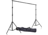 Sistema Di Supporto Per Lo Sfondo Dello Studio Fotografico, Altezza Regolabile 72 Cm-260 Cm, Larghezza Estensibile 2 M-3 M, Leggero E Portatile