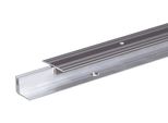 Alberts 487072 Profilo Di Transizione Pro, Alluminio, Anodizzato Argento, 2700 X 34 Mm