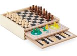 Collezione Di Giochi Relaxdays Con 7 Giochi Da Tavolo
