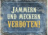 Vianmo Insegna In Legno 30X40 Cm Jammern Und Meckern Verboten