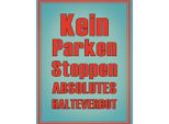 Vianmo Insegna In Legno 40X30 Cm Kein Parken Stoppen Halteverbot