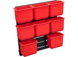Qbrick System Container Set No. 2 Parete Dell'officina 39 X 35 Cm Con 8 Contenitori Per Le Valigette System One E System Two