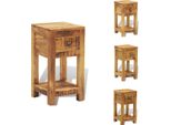 Vidaxl Comodino Con 1 Cassetto In Legno Massiccio Di Mango - Comodini