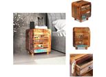 Vidaxl Comodino In Legno Vecchio 43X33X51 Cm - Comodini