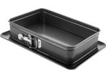 Ibili-Moka Tortiera Removibile, Acciaio, 28X18X7 Cm, Nero