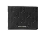 Karl Lagerfeld Portemonnaies - K/LOOM FALTPORTEMONNAIE AUS LEDER - Gr. unisize - in Schwarz - für Damen