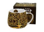 Duo Kaffeebecher Klimt Tree Of Life Aus Porzellan, Becher, Teetasse, Kaffeetasse Mit Henkel 430 Ml