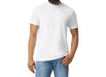 Gildan 67000 | Softstyle® Cvc Maglietta Per Adulti Da S A 4XL - Colore: Bianco - Taglia: S
