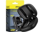 Cuffie Bluetooth Awei 5.3 T66 Tws + Docking Station Nero/Nero