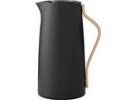 Stelton Emma - Caraffa Sottovuoto Per Caffè, 1,2 Litri - Nero Opaco