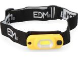 Torcia Led Edm 36386 Cob Giallo Nero 1 W 100 Lm