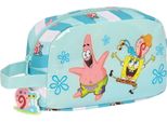 Scatola Termica Spongebob Stay Positive Blue White (21,5 X 12 X 6,5 Cm)