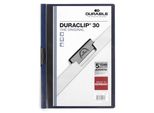 Durable Cartellina Con Clip Duraclip® 30 A4, Blu Scuro, 220028