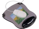 Q-Connect® KF20084 Mousepad Con Cuscinetto In Gel - Grigio-Trasparente