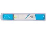 Q-Connect® KF20088 Poggiapolsi Per Tastiera In Gel - Blu-Trasparente