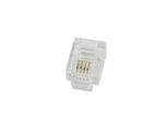 Logilink MP0018 Logilink Rj11-Modularstecker, 6P4C, Ungeschirmt, 100 Stk.