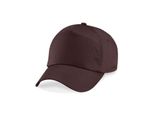 Cappello / Berretto / Cappello Beechfield B10 | Original 5-Panel - Colore: Cioccolato - Taglia: Unica