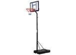 Mobiler Basketballständer Basketballkorb höhenverstellbar 302-352 cm