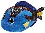 Ty Beanie Boos 24Cm Glubschi Aqua Fish Blu Multicolore Peluche Peluche Peloso