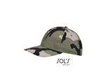 Sols 88100 | Six Panel Cap Buffalo / Berretto / Beanie / Cappello - Colore: Camo - Taglia: Taglia Unica