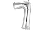 Amscan® 9906292 Palloncino In Foil Numero 7 - Argento