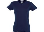 Sols - T-Shirt "Imperial"" Da Donna A Maniche Corte PC291 (L) (Blu Scuro)"