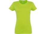Sols - T-Shirt "Imperial"" Da Donna A Maniche Corte PC291 (M) (Verde Mela)"