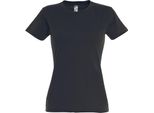 Sols - Maglietta "Imperial"" Da Donna A Maniche Corte PC291 (S) (Grigio Topo)"