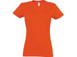 Sols - Maglietta "Imperial"" Da Donna A Maniche Corte PC291 (S) (Arancione)"