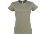 Sols - T-Shirt "Imperial"" Da Donna A Maniche Corte PC291 (Xl) (Khaki)"