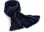 Sciarpa A Maglia Unisex Beechfield RW5809 (Taglia Unica) (Blu Navy)