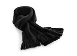 Sciarpa A Maglia Beechfield Unisex RW5809 (Taglia Unica) (Nero)