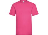 T-Shirt Value Da Uomo A Maniche Corte Per Il Tempo Libero BC3900 (L) (Hot Pink)
